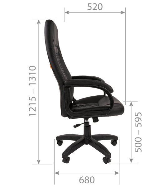 Кресло офисное CHAIRMAN 950LT пластик, экокожа
