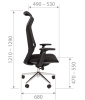 Кресло офисное Chairman 583 SL ткань