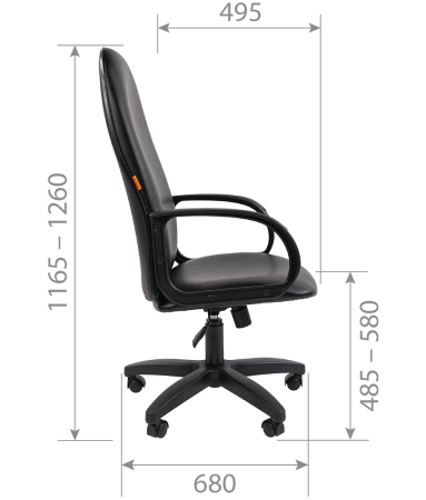 Кресло Chairman 279 иск.кожа