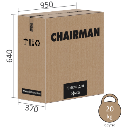 Кресло офисное Chairman 583 SL ткань