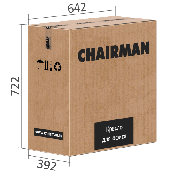 Кресло эргономичное Chairman 769 TW ткань