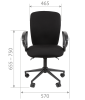 Кресло оператора  CHAIRMAN 9801 BLACK