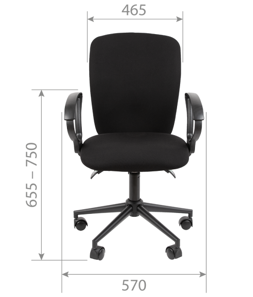 Кресло оператора  CHAIRMAN 9801 BLACK