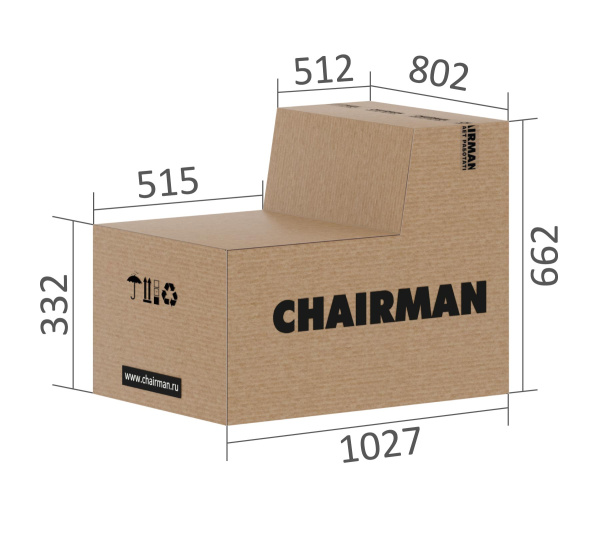 Кресло руководителя Chairman 417 Кожа