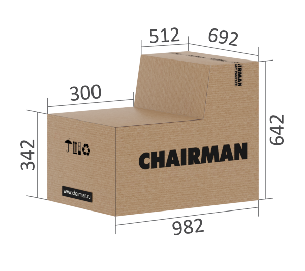 Кресло руководителя Chairman 653 Кожа